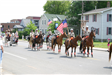 Sheriffs posse in a parade on road