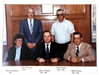 Group image of commissioners of 1980s