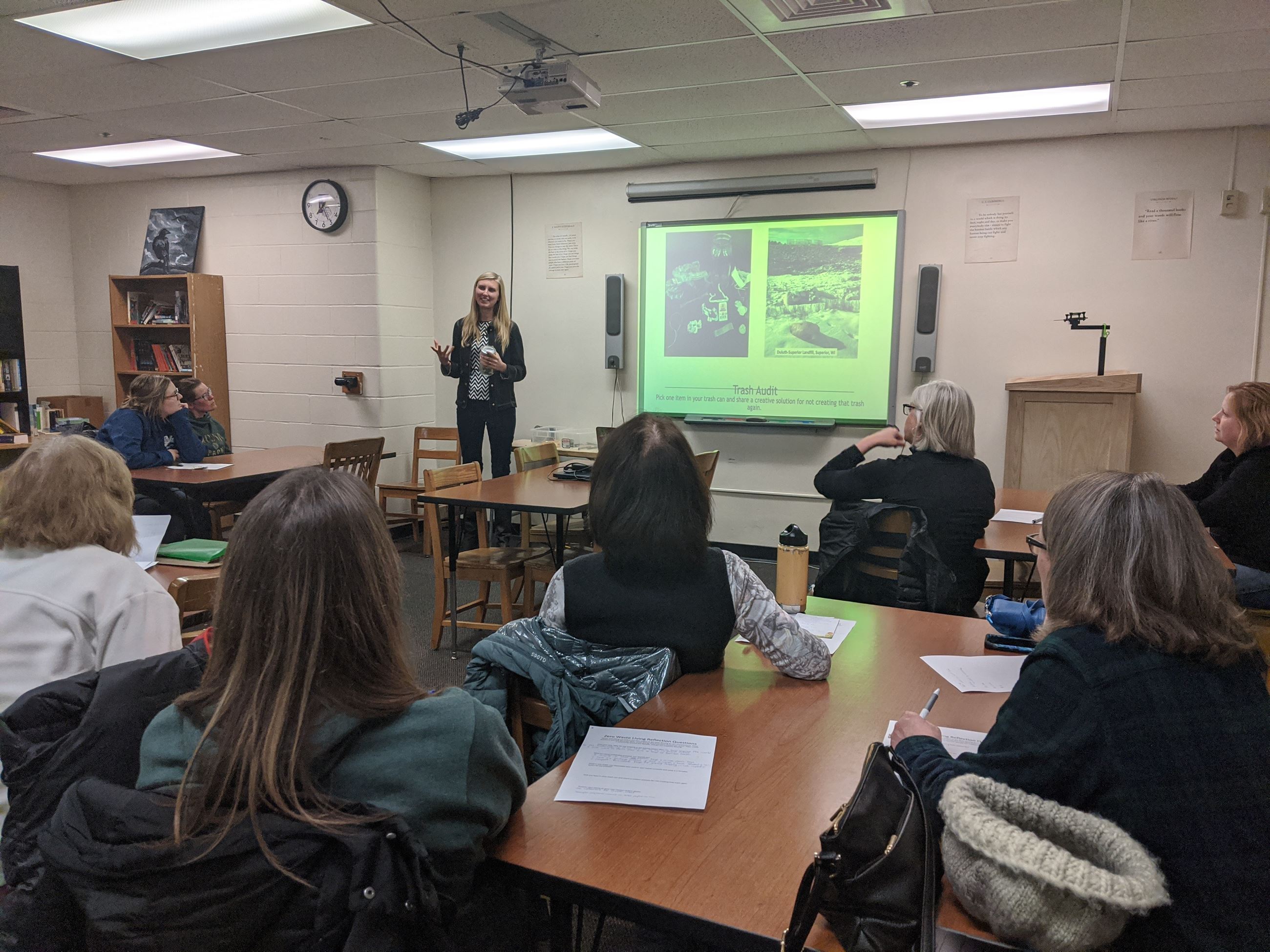 Photo of April Hepokoski, a Zero Waste advocate.