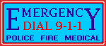 Emergency Dial 911 Police Fire Medical