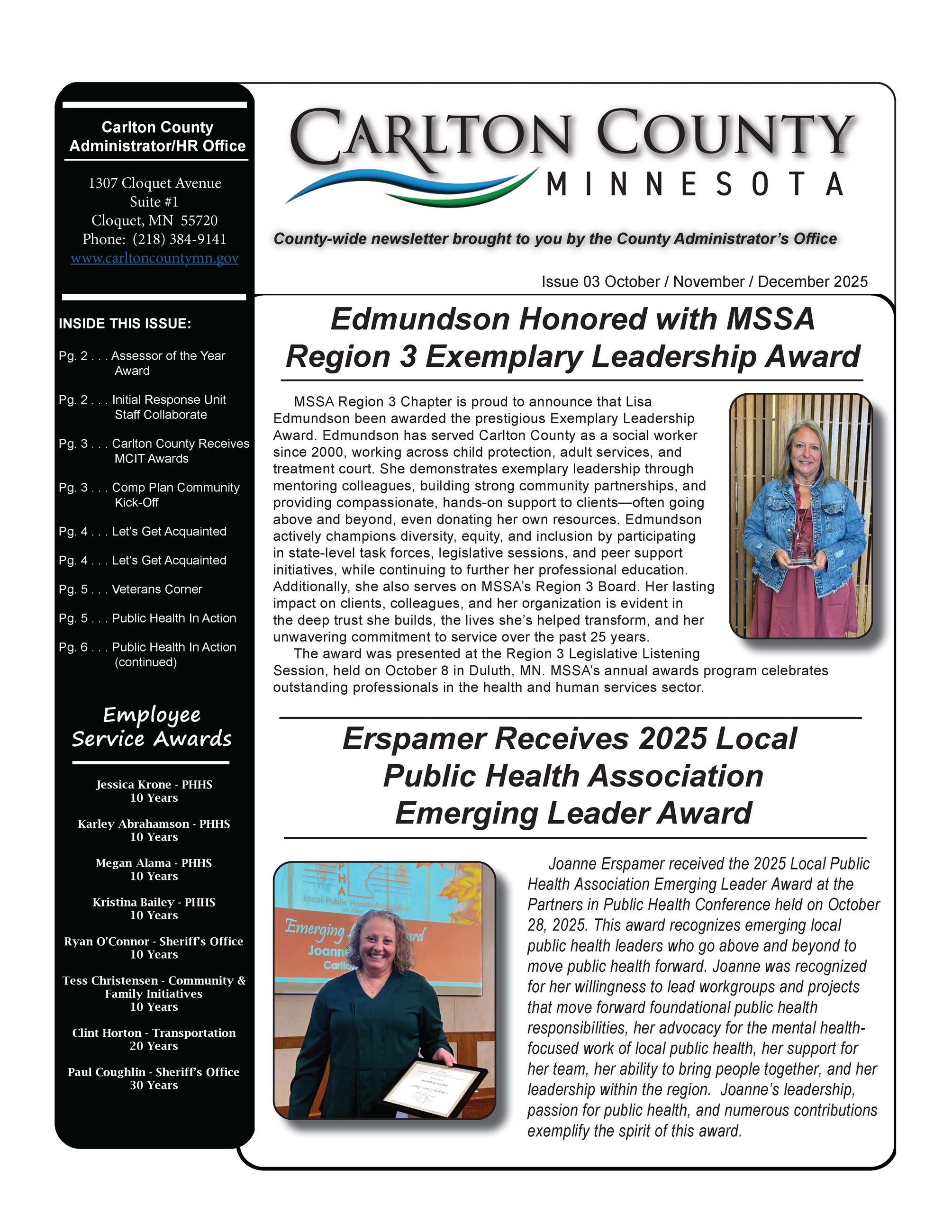 Front page picture of Newsletter Issue 4 - 2025 (JPG)